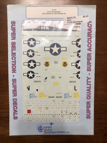 Superscale decals 720775 72 - superscale,